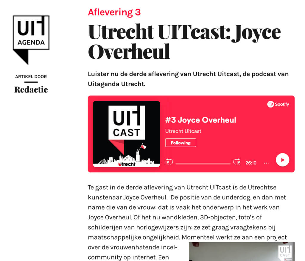 Interview with the Utrecht UITcast, the UITagenda Podcast