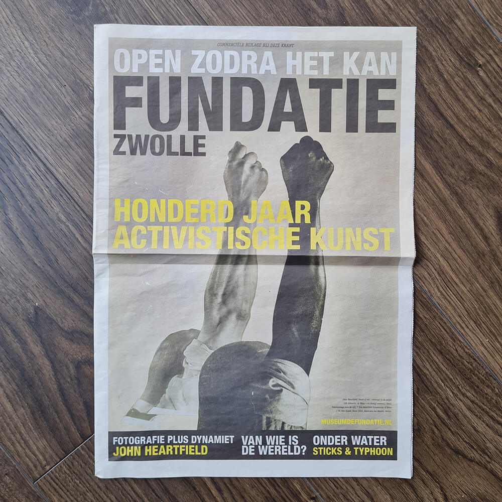De Volkskrant & NRC: Fundatie Zwolle, 100 jaar activistische kunst