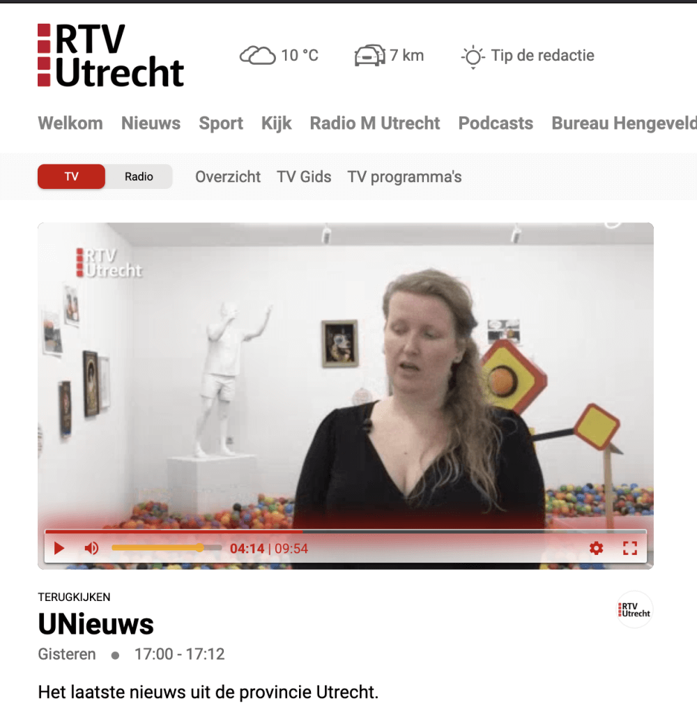 RTV Utrecht: radio + tv interview